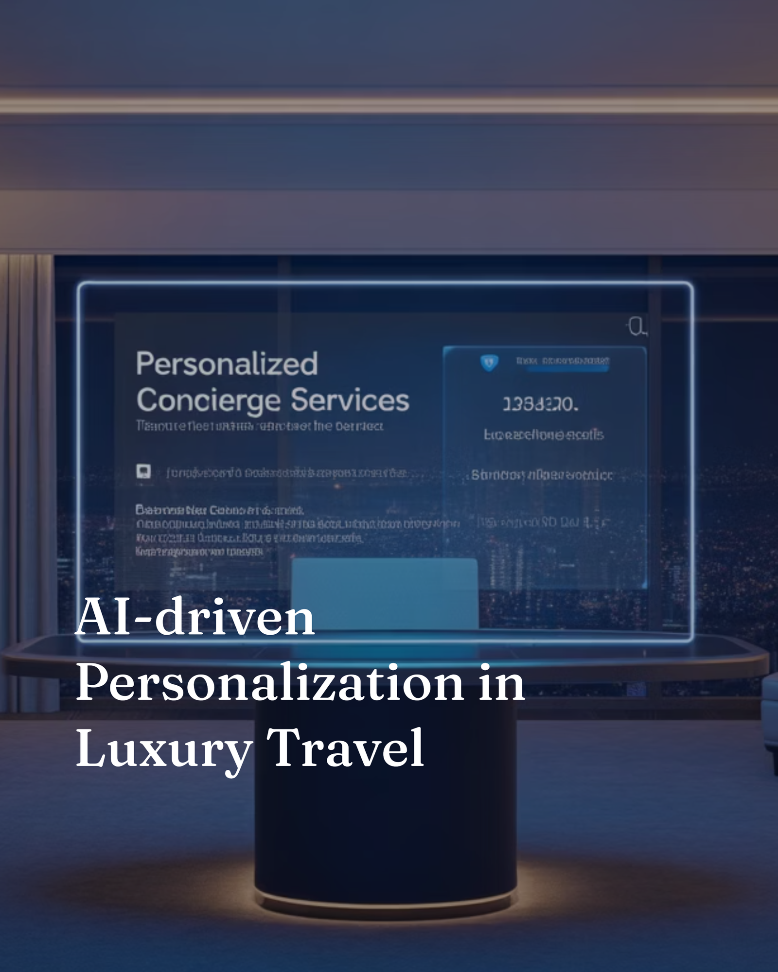 AI-driven Personalization in Luxury Travel