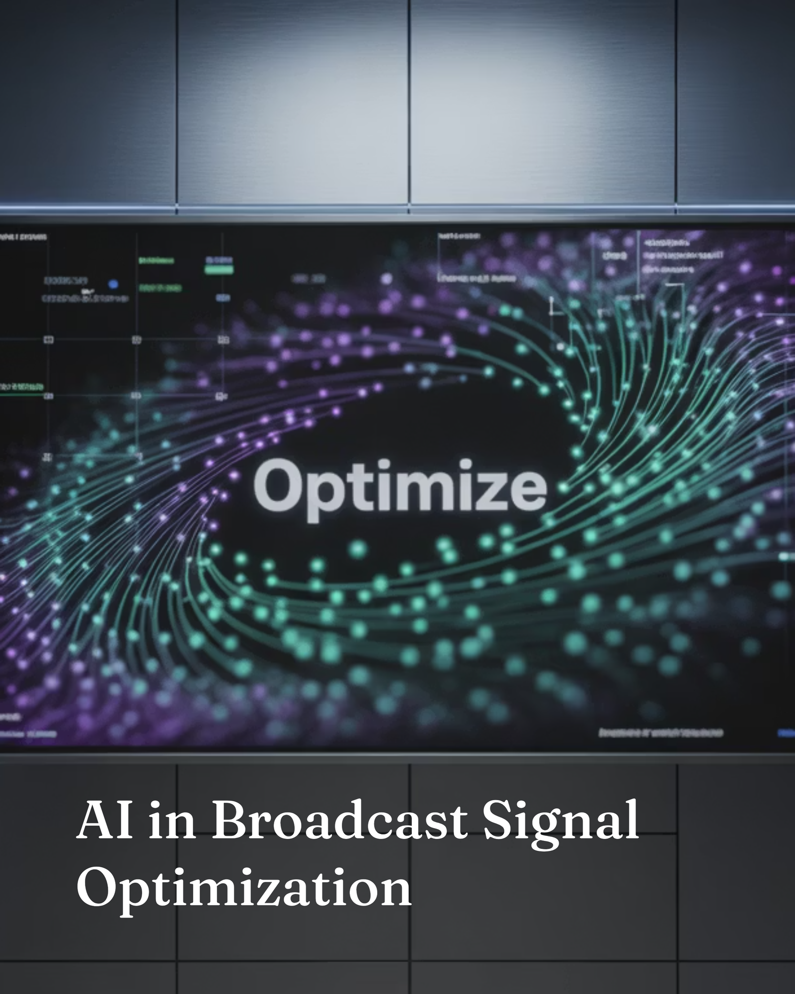 AI in Broadcast Signal Optimization