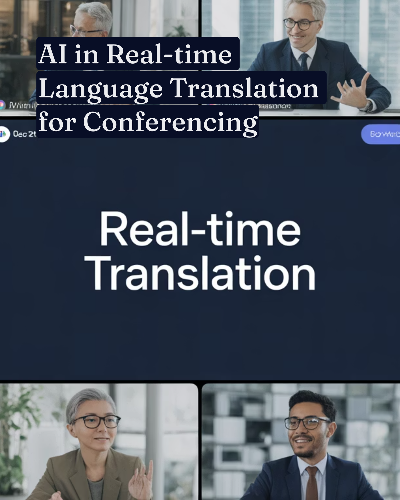 AI in Real-time Language Translation for Conferencing