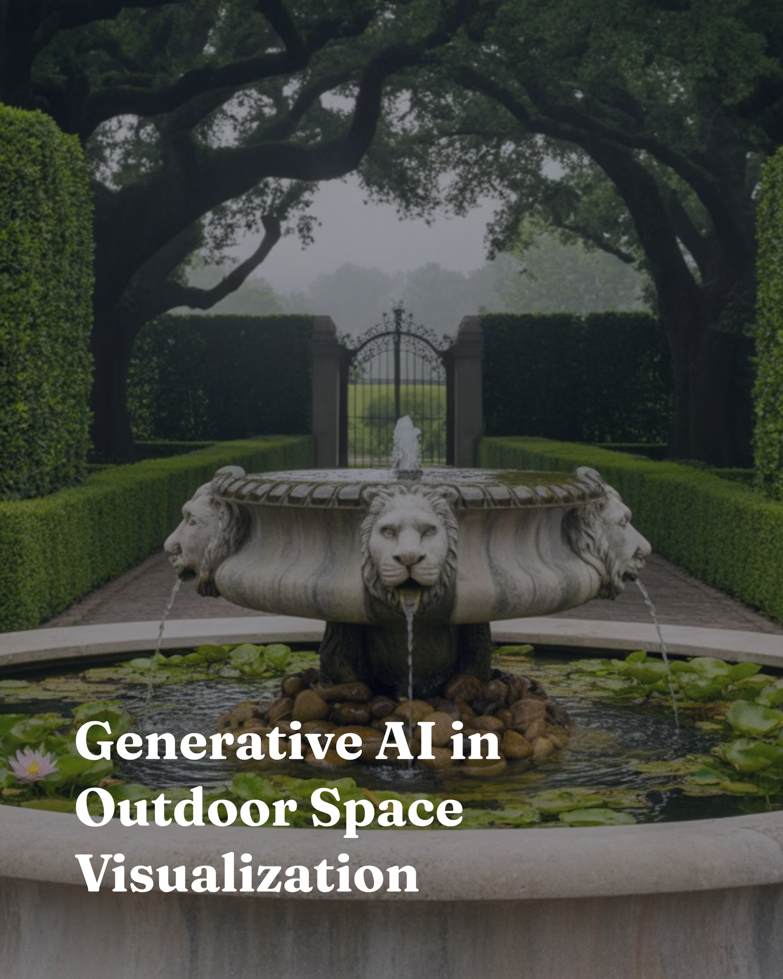 Generative AI in Outdoor Space Visualization