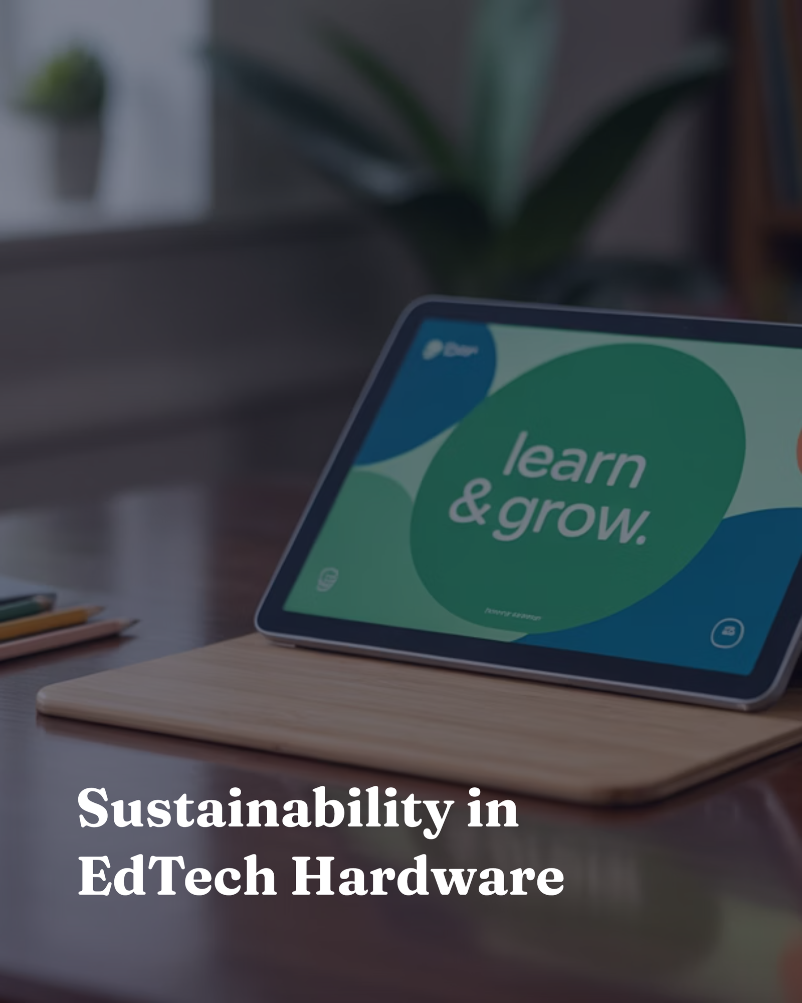 Sustainability in EdTech Hardware