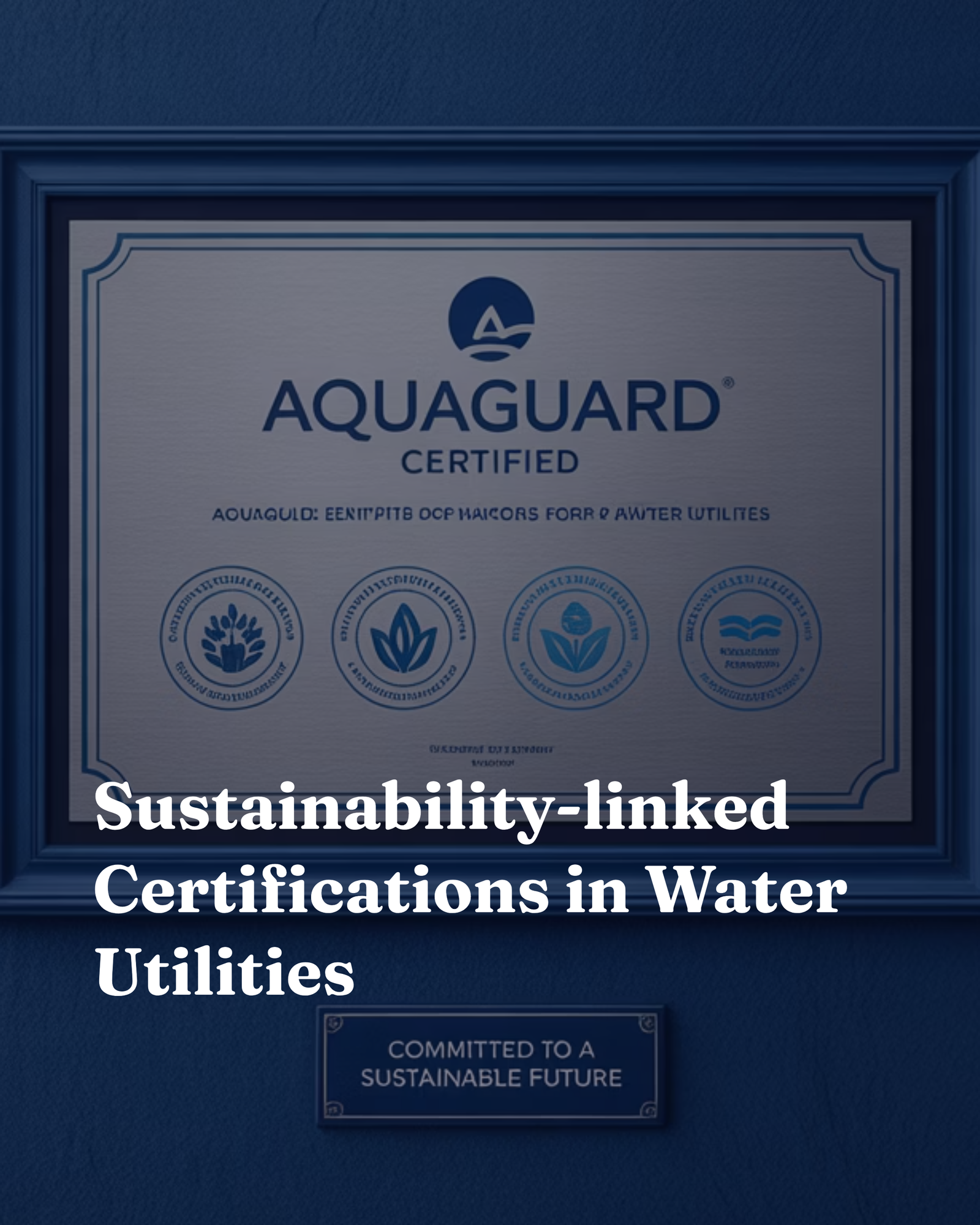 Sustainability-linked Certifications in Water Utilities
