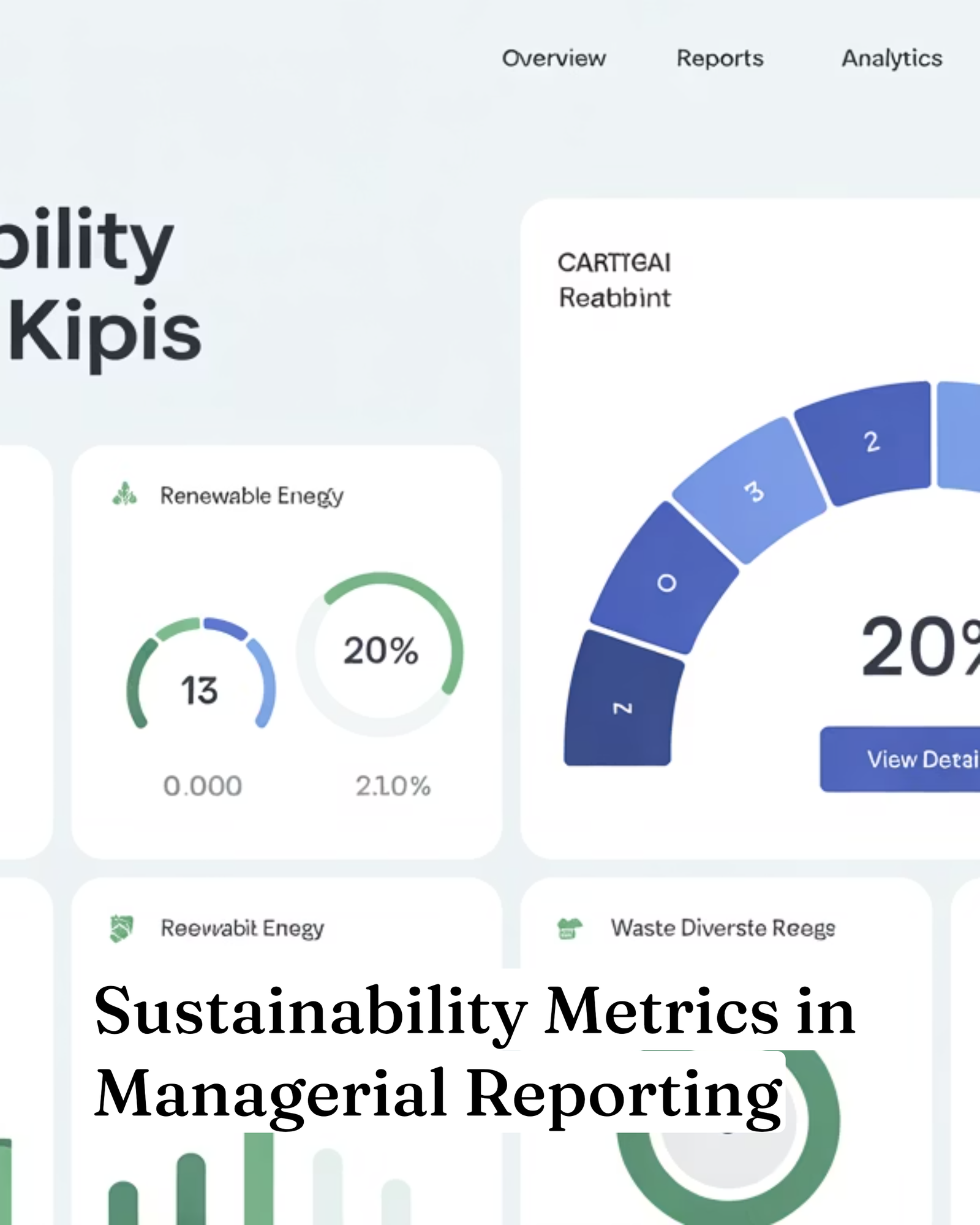 Sustainability Metrics in Managerial Reporting